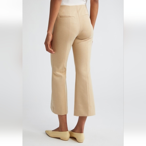 ATM Anthony Thomas Melillo Ponte Knit Kick Flare Stretch Cropped Pants - Picture 2 of 8